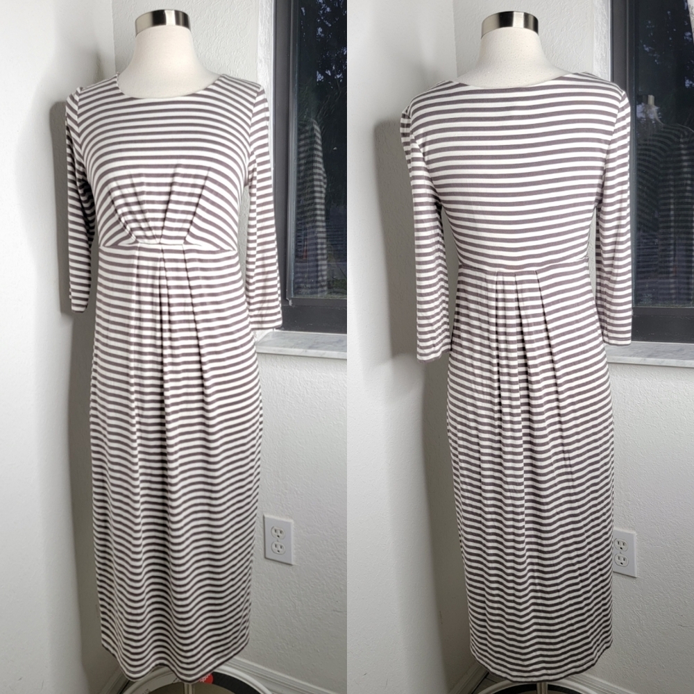 JOULES Striped Maternity Dress 6.